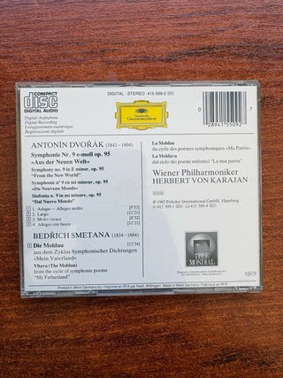Dvořák Sinfonía 9 / Smetana Moldau CD