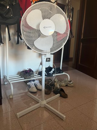 Ventilador de pie Electrolux blanco
