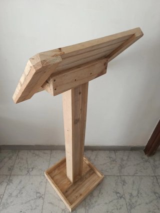 Atril Portamenús Madera 2 x A4