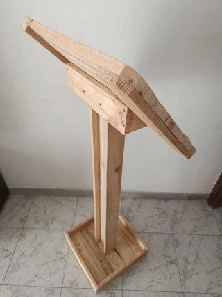 Atril Portamenús Madera 2 x A4