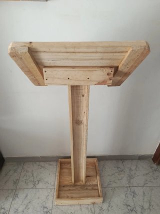 Atril Portamenús Madera 2 x A4
