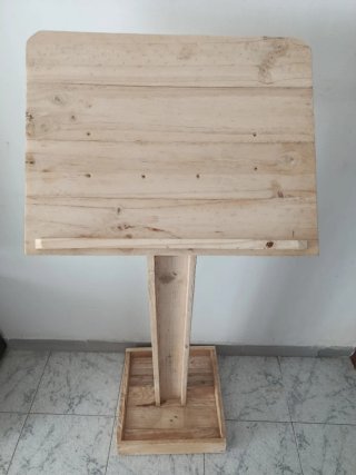 Atril Portamenús Madera 2 x A4