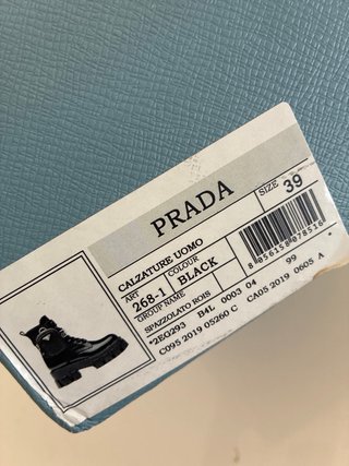 Botas Prada Monolith Talla 39