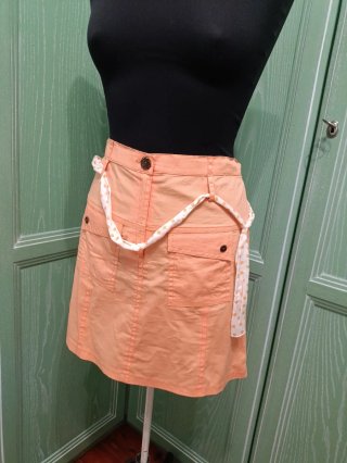 Completo T-shirt e gonna con fiori