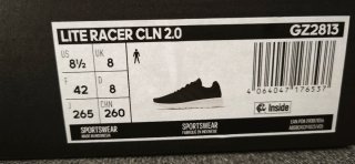 Adidas Lite Racer 2.0 Nuevas con etiqueta.