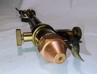 Soplete latón oxiacetileno antiguo