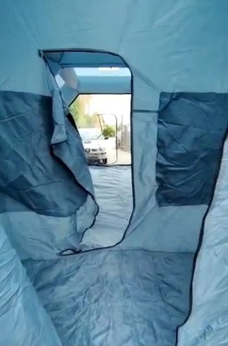 Cabina de pintura inflable portátil