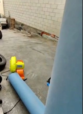 Cabina de pintura inflable portátil