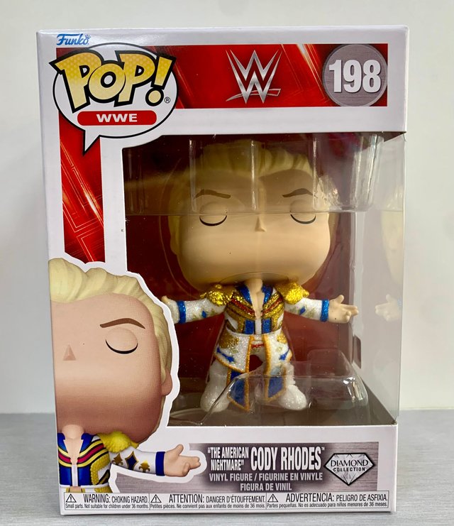 Funko Pop! WWE Cody Rhodes #198 Diamond Collection