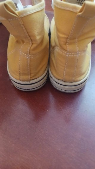 Botines altos mujer color mostaza