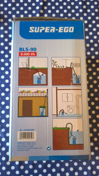 Bomba de agua sumergible Super Ego BLS-90