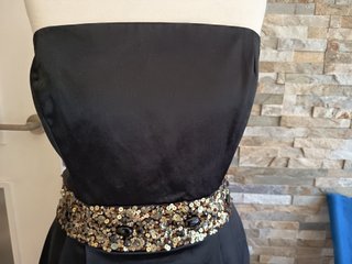 Vestido Negro Fiesta Lentejuelas Vintage