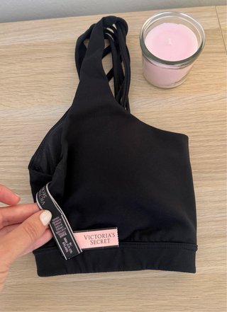 Top/Sujetador deportivo Victoria's Secret negro M