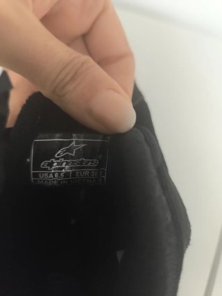 Alpinestars Zapatillas Negras y Plateadas