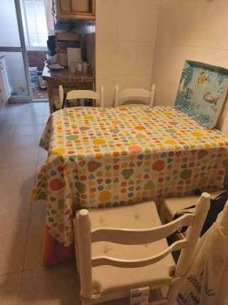 Cocina Completa Plata y Blanca