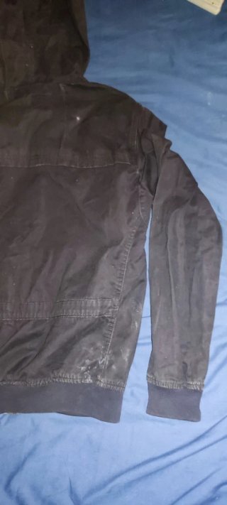 Chaqueta L Pull and Bear Negra