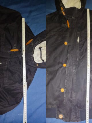 Chaqueta L Pull and Bear Negra
