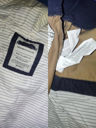 Chaqueta L Pull and Bear Negra
