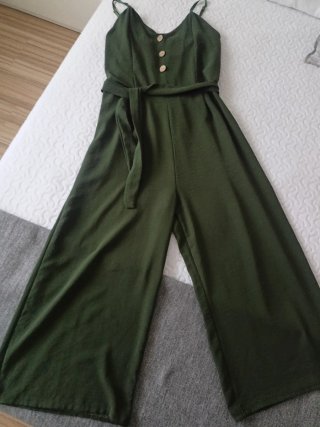 Mono pantalón verde caqui
