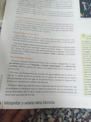 Lengua castellana y literatura, 4 ESO