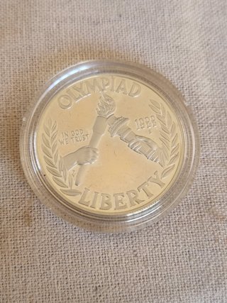 Moneda Olimpiada 1988 Plata
