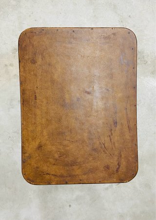Taburete alto madera vintage