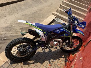 Pit Bike Rebel Master Escorpion 140ccAzul/Amarillo