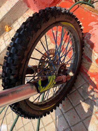 Pit Bike Rebel Master Escorpion 140ccAzul/Amarillo