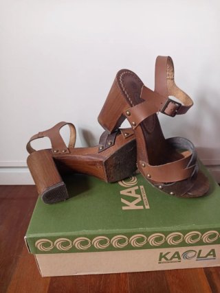 Sandalias de madera in side talla 37