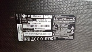 TV LG 49UF6807 Negra