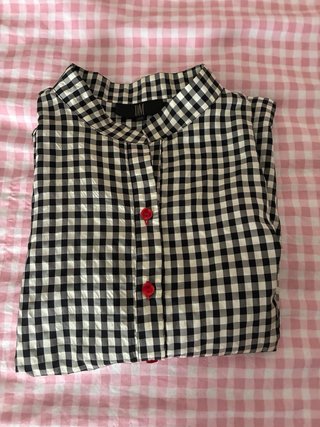 Conjunto Verano Talla M: Falda Negra y Blusa