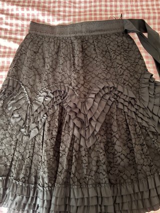 Conjunto Verano Talla M: Falda Negra y Blusa