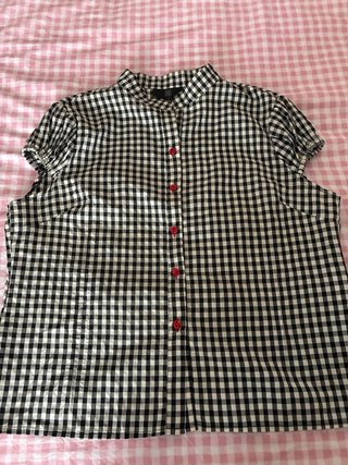 Conjunto Verano Talla M: Falda Negra y Blusa