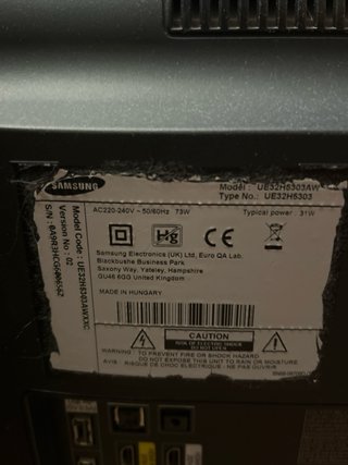 Samsung TV 32”