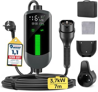 Cargador Coche Eléctrico Wallbox 3,7kW 7m