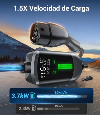 Cargador Coche Eléctrico Wallbox 3,7kW 7m