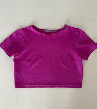Completo gonna e top fuxia