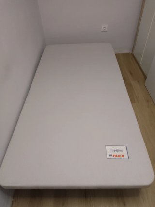Base tapizada Flex beige