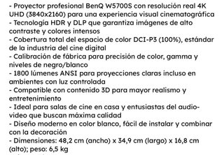 Proyector Blanco