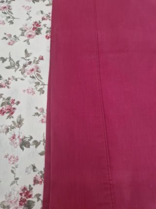 Retales tela flores 2m x 1.40m y lisa 85cm x 1.50m