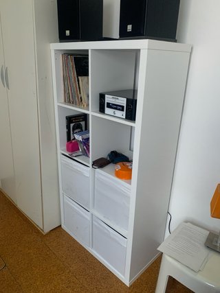 Estantería Kallax IKEA 2x4 Blanca