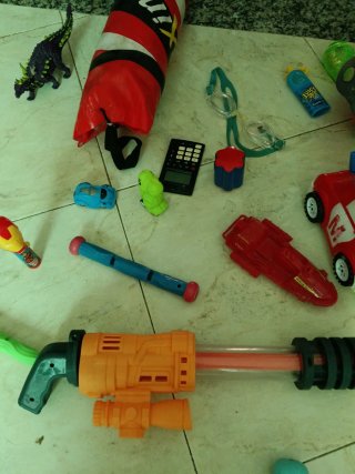 Pistola agua parchís saco boxeo juguetes