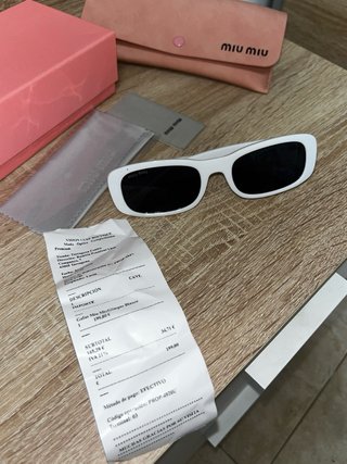 Gafas de sol Miu Miu Glimpse Blancas