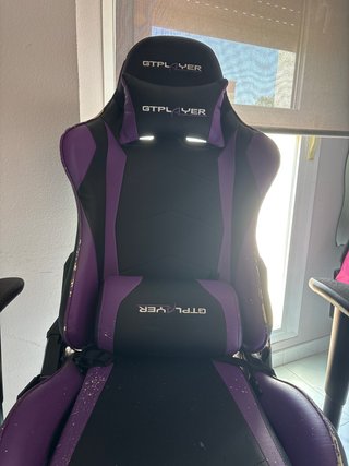 Silla Gamer GTPLAYER Morada y Negra