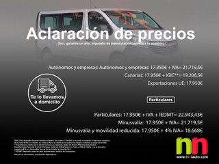 Opel Vivaro Combi 9 L2H1 FG27 1.6CDTI BiTurbo 125cv + NAVI 1.6CDTI BiTurbo 125cv