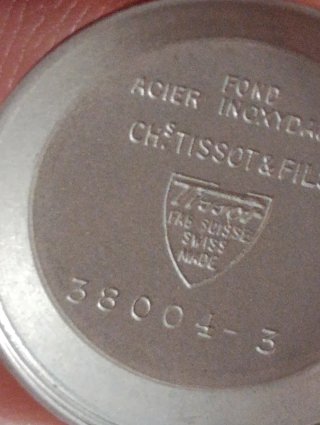 Tapas de reloj Tissot Acero Inoxidable
