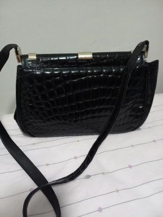 Bolso Balenciaga Negro Piel Cocodrilo