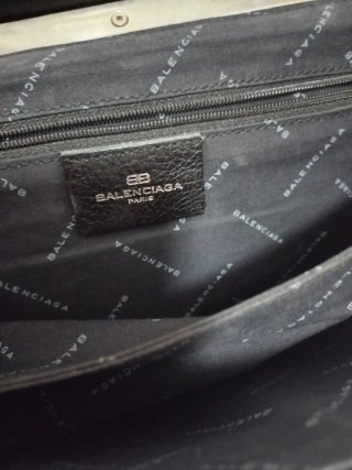 Bolso Balenciaga Negro Piel Cocodrilo
