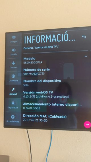TV LG 55 55SM8500PLA Smart TV