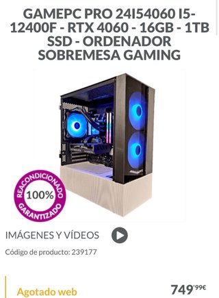 PC Gaming GAMEPC PRO 24I54060